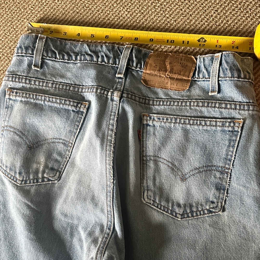 Vintage Levis orange tab  Light Blue Jean Shorts